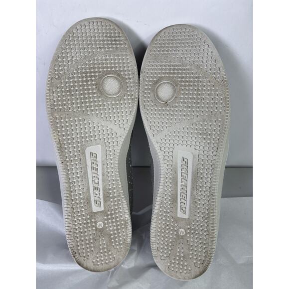 Skechers Womens 11 Wide Fit Slip On Air Cooled Memory Foam Shoes Rhinestones - Picture 10 of 10